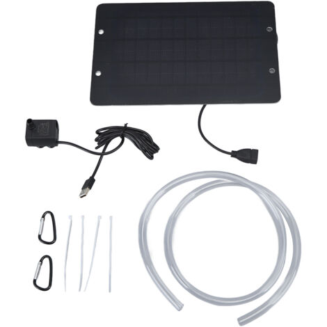 6V 10W Solarbrunnen mit USB-Wasserpumpe für Garten und Vogeltränke – Terrassenbrunnen