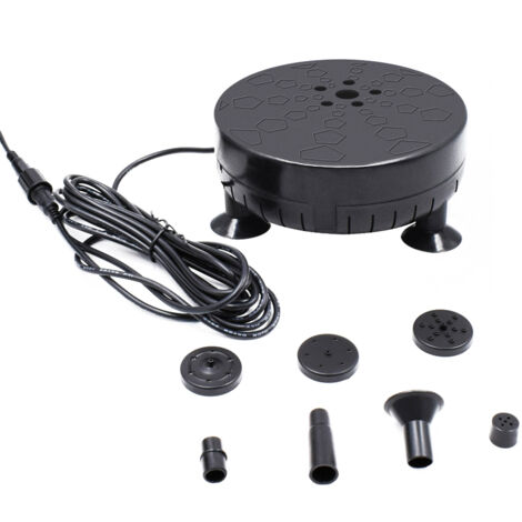 6V 3,5W Solar-Springbrunnenpumpe für Teiche und Gartenteiche mit eingebautem Akku und LED