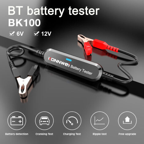 6v Car 12v Car BT Battery Tester charge Analyseur de résistance interne pour moto