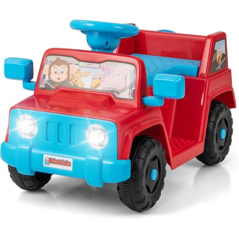 6V Ride on Car for Toddlers Kids Riding Toy with Sound Effects & One-Button Start