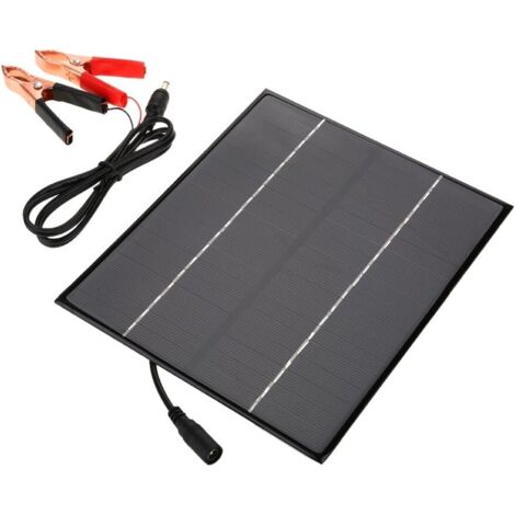 6W 12V Mini-Solarmodul, Solarzellen für Outdoor-Camping, Akkuladegerät, DIY-Teile