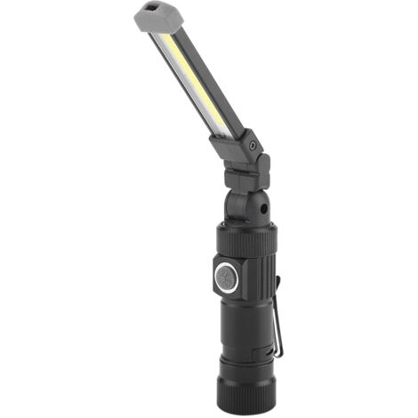 6W+1W USB Charging COB Emergency Lamp Portable LED Work Light with Magnetic Tail