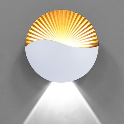 6W Creative Modern LED Wall Light Up Down Aluminium Wall Washer Waterproof IP65 Indoor Outdoor for Bedroom Living Room Bathroom Staircase Porch Hallway [Energy Class A+]