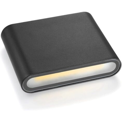 6w Lampe Led Murale Fine Applique Extérieur Étanche Lampe De Couloir Carrée