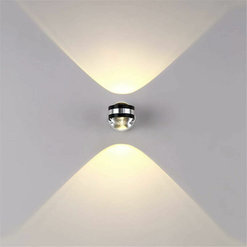 6W led Indoor Wall Light Decorative Lamp Modern Creative Original Lighting Design Aluminum Lights for Bedroom Home Hallway Living Room Warm White
