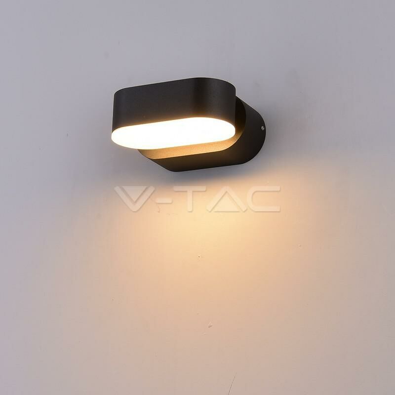 Image of 6W led wall light corpo nero IP65 movibile 3000K