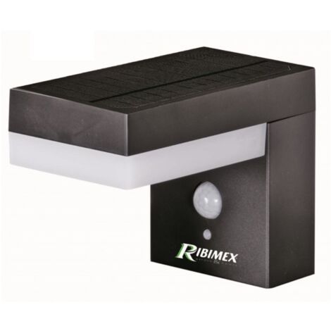 6w solar-led-wandleuchte mit bewegungsmelder - Ribimex - PRLUMSOL1/M
