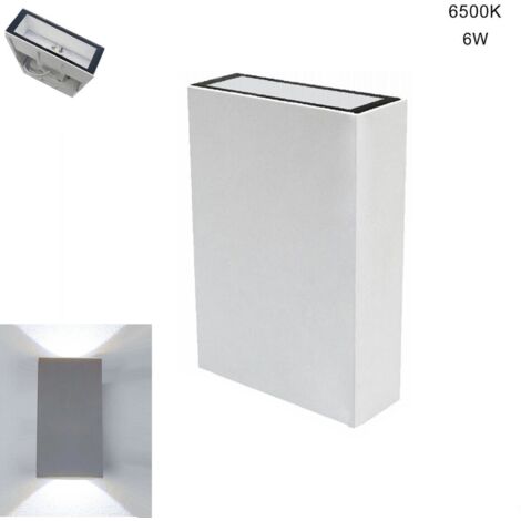 6WLED-WANDLEUCHTEIP65,MODERNESDOPPEL-KALTLICHT,6500K,20299