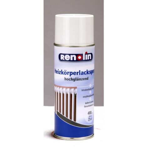 6x 400ml Spraydose Heizkörper-Lack zum Sprühen Heizung hochglänzend weiß
