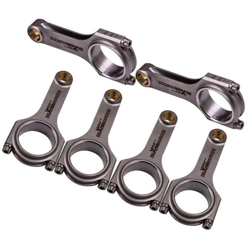 Image of Forged 4340 Pleuel für MitsubishiI 6G72 3000GT 141/22mm Con-Rods Rod arp Bolts6x Pleuel für MitsubishiI 6G72 3000GT 141/22mm connecting rod conrods