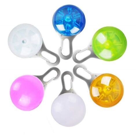 6X Clip Pet, Dog Collier LED Light - Chien Lumières pour Colliers, Etanche de Sécurité pour Chiens et Chats pour Marche de Nuit