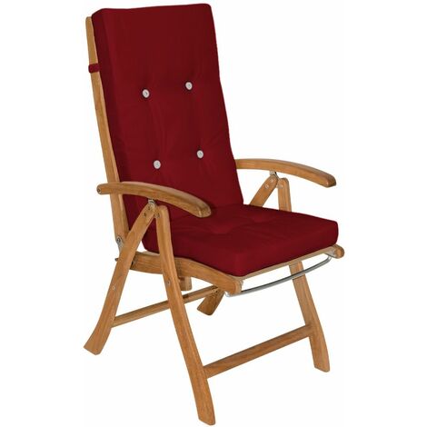6x Coussins de chaise pour salon de jardin coussin chaise de coussin pour chaise à dossier haut Siège confortable Gris