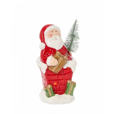 6x Decorazione Carlene Babbo Ro C