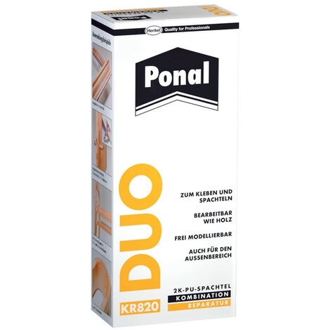 6x Henkel Ponal Duo 2K-Multi-Spachtel 315g (MDI-haltig)