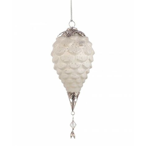 6x Pendaglio Vt Fascinate Pigna Bianco D110