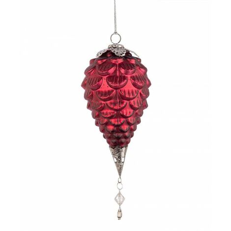 6x Pendaglio Vt Fascinate Pigna Rosso D110
