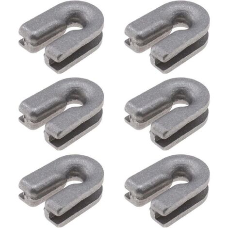 6x Schneidkopfösen, kompatibel mit T35, T25, T35X, T45X Bump 537185902, 2,0 mm, 2,4 mm, 3,0 mm, für Gartengeräte und Rasenmäherzubehör