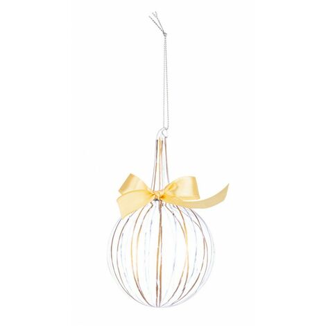 6x Sfera Vt Stripe Trasp Oro
