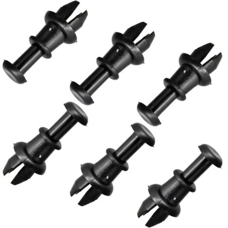 6x Support de Crochet d'Étagère de Coffre, Clips de Fixation Cintre à pour Étagère Arrière Voiture, Chevilles pour Étagère Coffre de Voiture, Cordons de Maintien pour Etagères Arrière Voiture