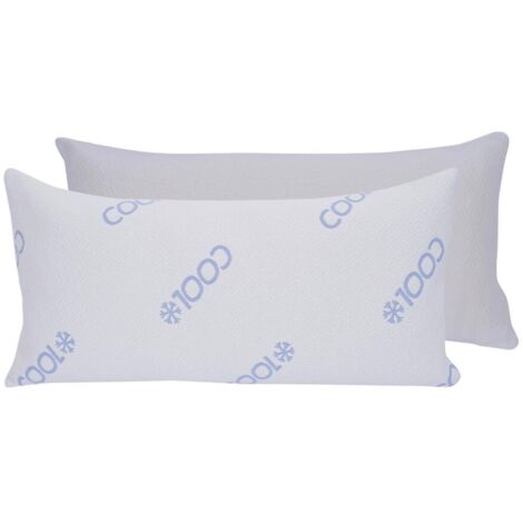 6x Triton Cool Visco Komfort Schlafkissen 40x80cm Kopf Nacken Bett Sofa Winter