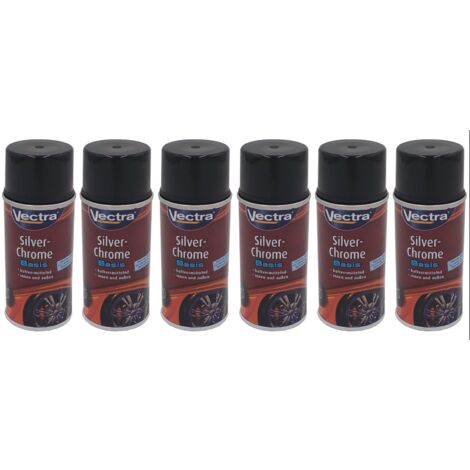 6x Vectra® Silver Chrome Basis Spezial Grundierung 150ml Haftgrund Spray Primer