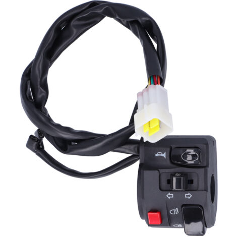 7/8in Moto Guidon Commutateur Klaxon Bouton Phare Clignotant Brouillard Lampe Contrleur