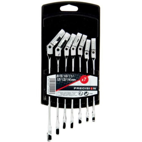 7 Chiavi miste a cricchetto - PRECISION STEEL