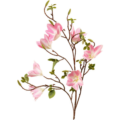 7 Heads Simulation Magnolia Bouquet Artificial Magnolia Bouquet Magnolia Stem Flower for Home Faux Flowers Wedding Decorations