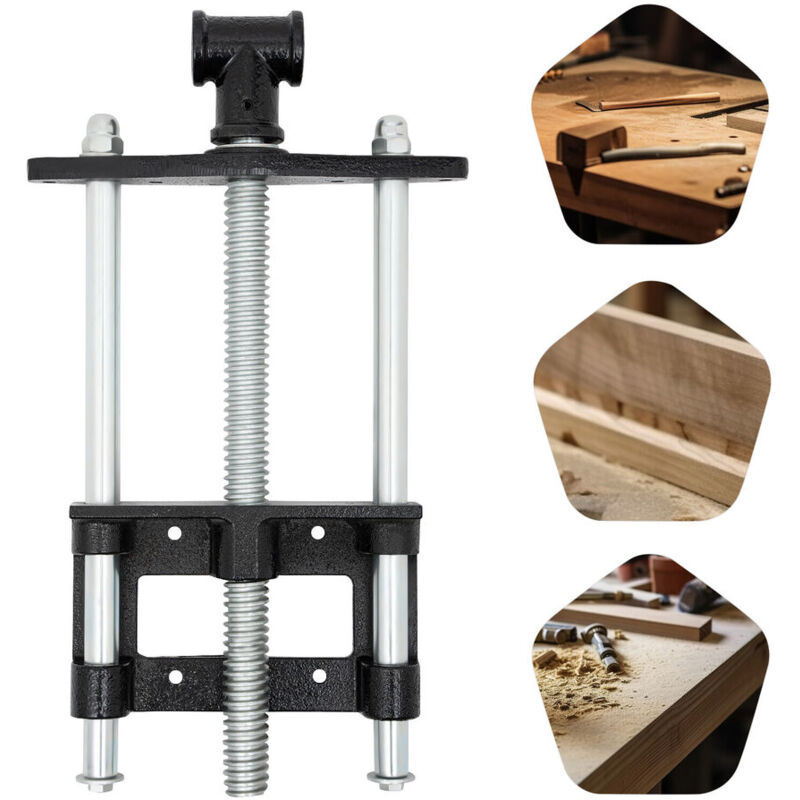 Image of 7" Holzschraubstock Vorderklemme Hobelschraubstock Holzbearbeitung