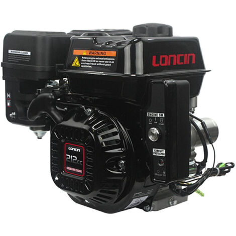 7 HP LONCIN G210 FD T/Q AVV.elettrico Motore Benzina Albero Cilindrico 19,05 mm
