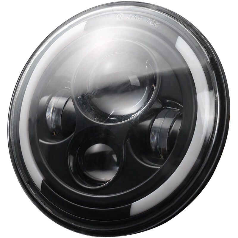 Asupermall - 7 'LED-Scheinwerfer 150w Runde LED-Scheinwerfer H4 H13 Scheinwerfer 6500k High Balg Wasserdichtes Licht