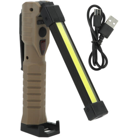 7 Modes Folding LED COB Work Light Type C Foldable Magnetic Emergency Flashlight for Maintenance 1200mAh