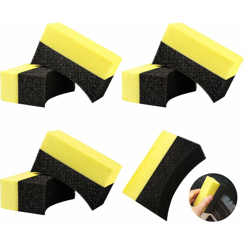 7 PCS Spugna per Pulizia Pneumatici per Auto