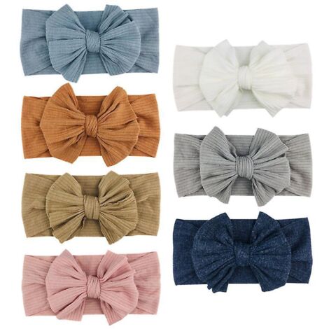 7 Pices Bb Bandeaux Bb Fille Bandeau Cheveux Bande De Cheveux Arc Bande De Cheveux Bandeaux Accessoires Enfant Turban Bandeau