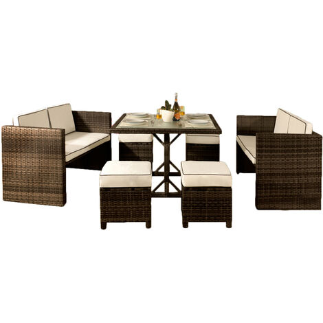 9 piece conversation set