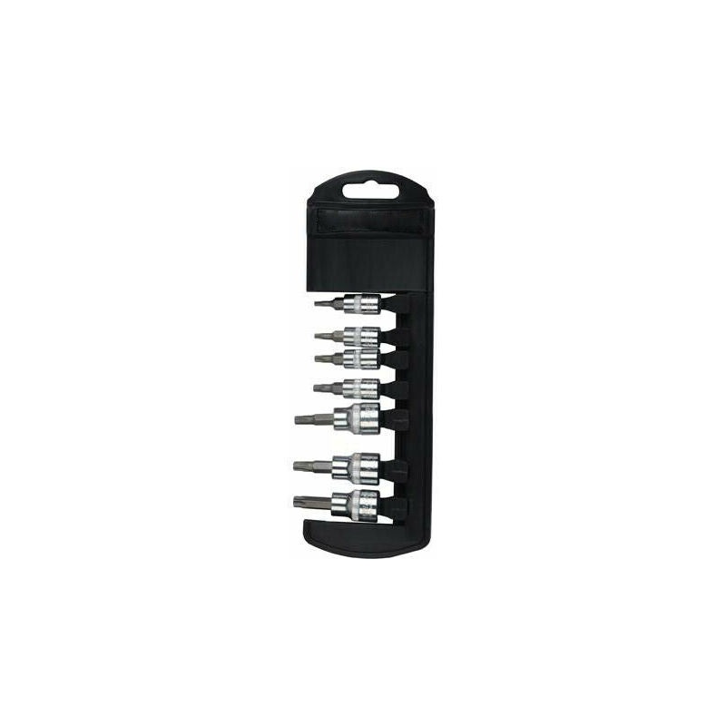 7 Piece T10 T40 Trx Socket Set 1/4' Inch & 3/8' Inch Square Drive
