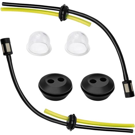 7 Pièces Durite Essence Debroussailleuse, Pieces Detachees Tuyau de Carburant Pour Débroussailleuse, pour Coupe-Herbe, Débroussailleuse etc -