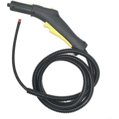 7 pièces / ensemble pour Karcher SC4 / SC2 / SC3 / CTK10 / STK20 nettoyeur vapeur interrupteur poignée de commande tuyau (jaune)