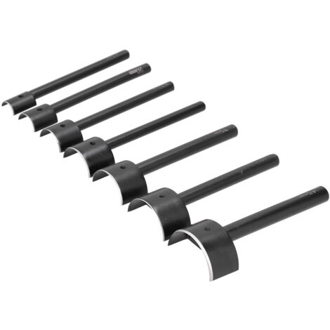7 pièces poinçons en cuir forme semi-circulaire bords tranchants pour finition de ceintures