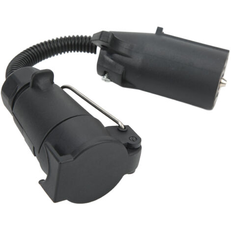 7-poliger runder Anhängerstecker-Adapter, Kabelbaum, Stecker, Stromumwandlungszubehör für Wohnmobile und Lkw