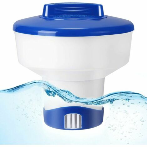 7 Pouces Distributeur Flottant pour Piscine, Diffuseur de Chlore, Diffuseur Flottant Piscine Tablette Chlore Piscine Diffuseur Flotteur Chimique Piscine pour Nettoyage Piscines ou Hot Tubs