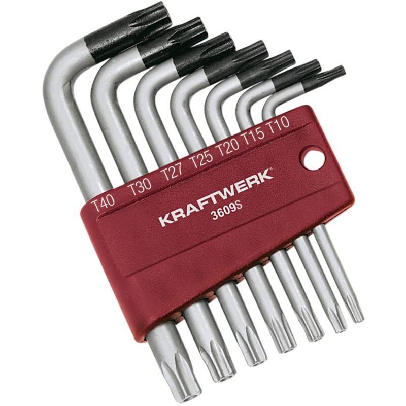 7-pzs. Set llaves macho cortas tx segur.