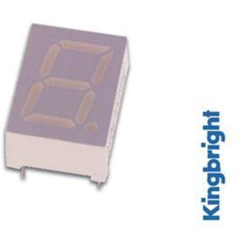 7-Segment-Anzeige 10mm Kathodenanschluss – Super Rot