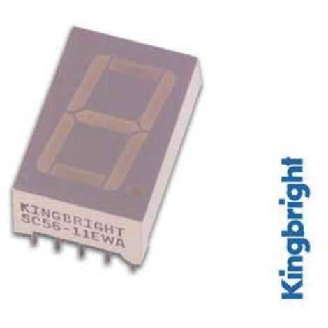 7-Segment-Anzeige 14mm, Gemeinsame Anode - Rot