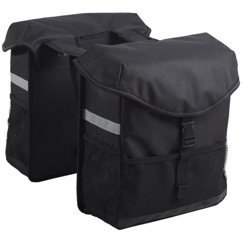 

7-series Alforja doble de bicicleta negro 19 L - Negro
