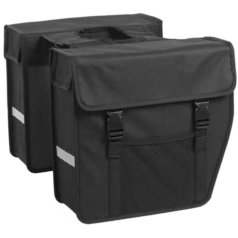 

Alforja doble de bicicleta negra 24 L - Negro - 7-series