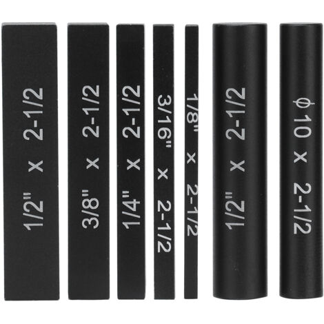 7-teiliger Verstellblock für Tischkreissägen mit Höhenangabe und Lasergravur, Zubehör aus Aluminiumlegierung für Tischkreissägen zur Holzbearbeitung
