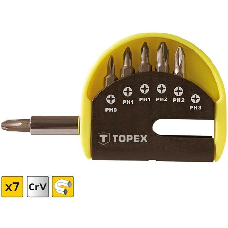 7 tlg. Bit-Set mit Magnetbithalter