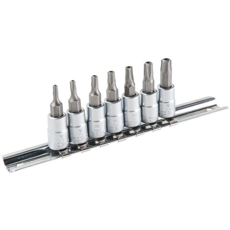 Topex - Torx 1/4" Bits, 7-tlg. - Schraubendreherbit-set