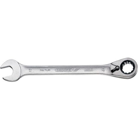 7 UR 8 Llave de boca con carraca anular, reversible UD 8 mm